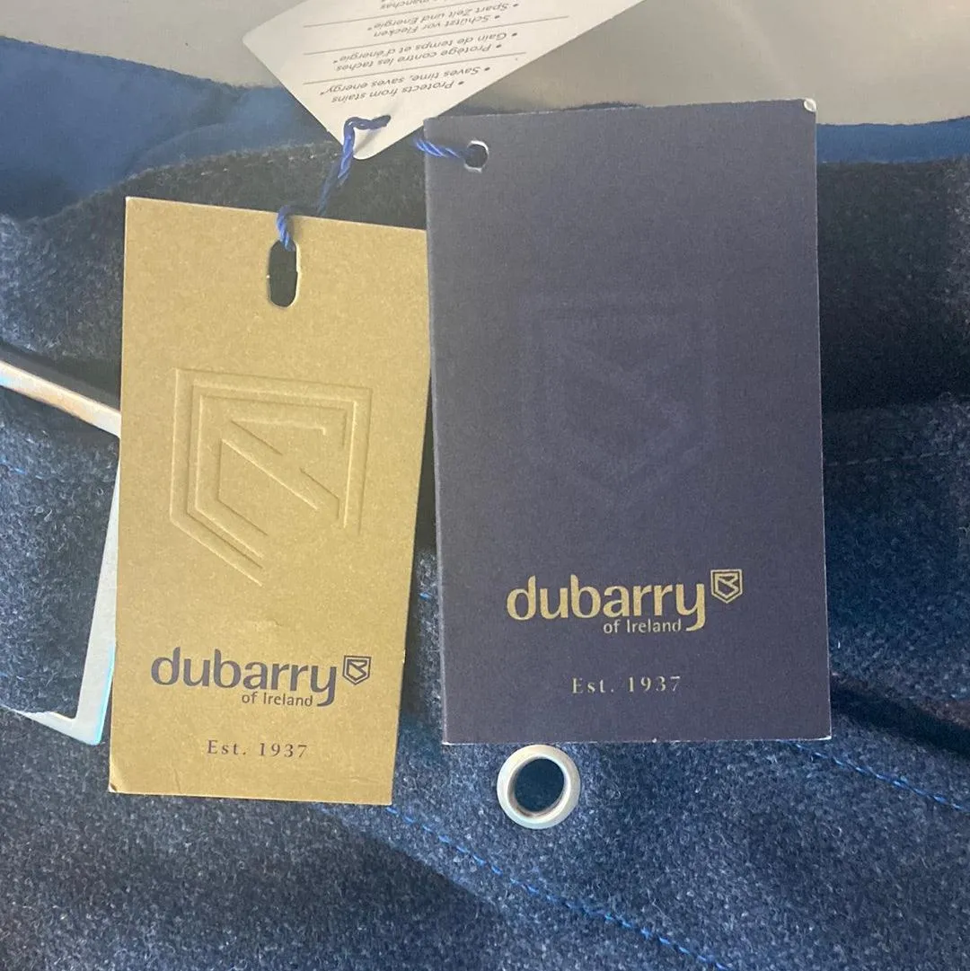 Dubarry Wool Blue Straight Skirt UK Size 6 BNWT