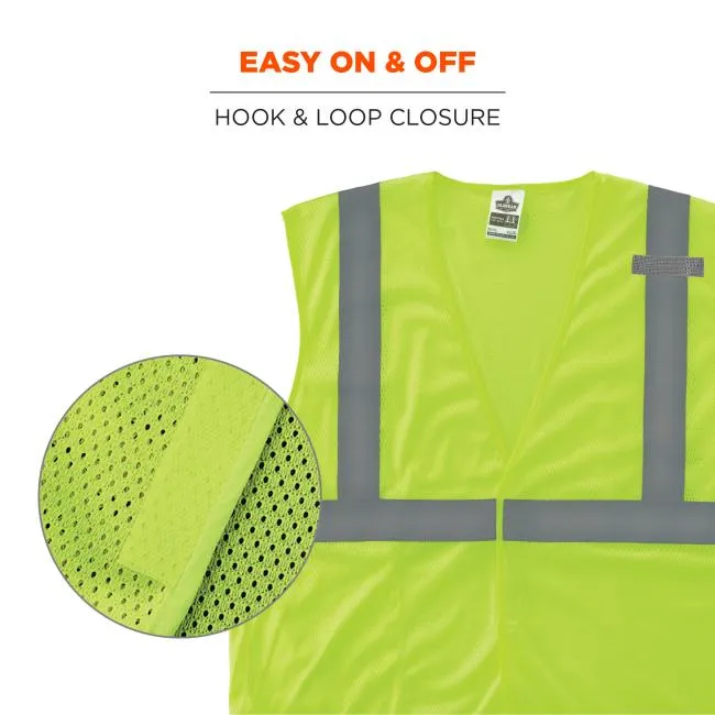 Ergodyne GloWear 8210HL Type R Class 2 Mesh Hi-Vis Safety Vest - Lime