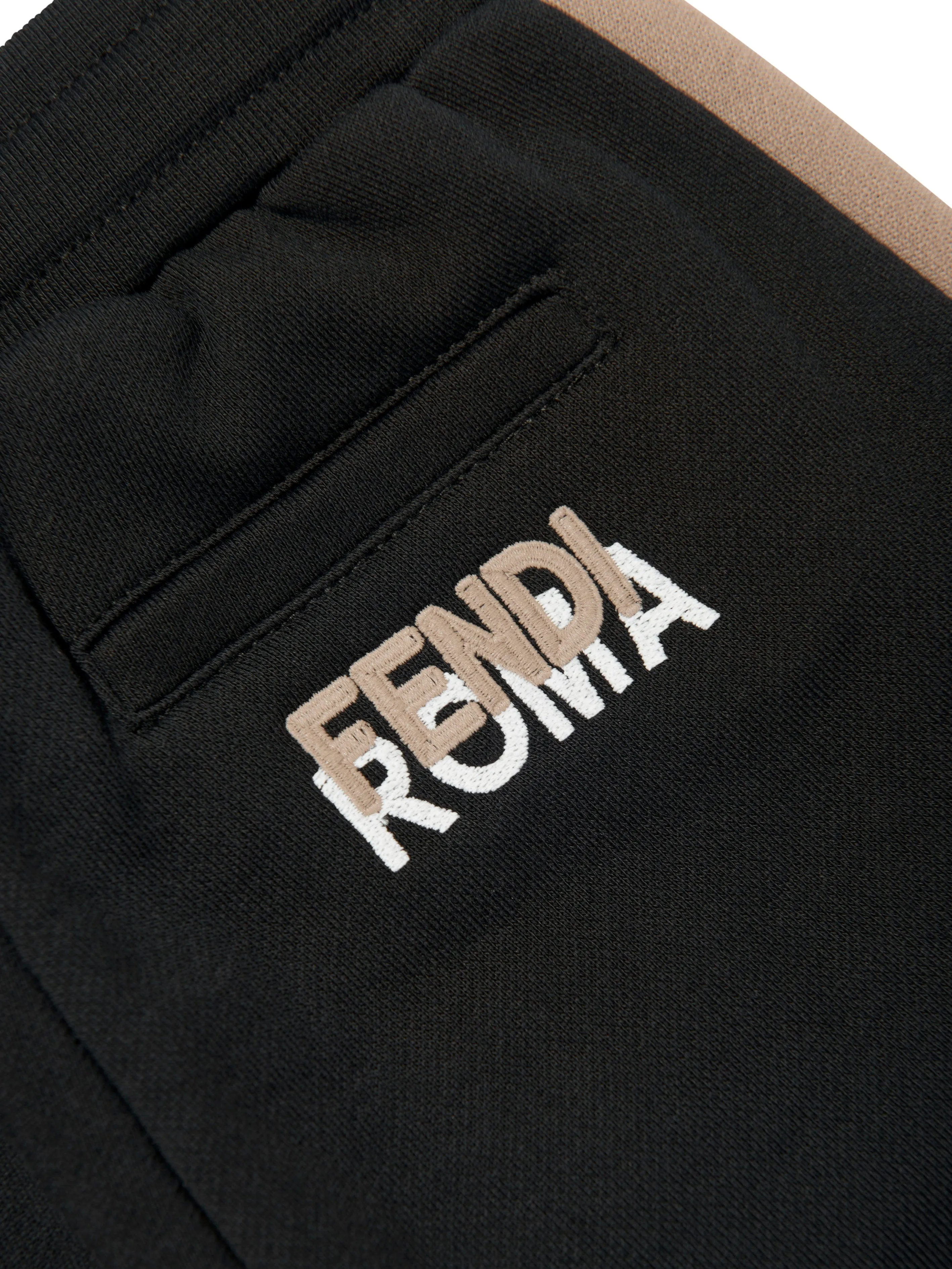 Fendi Kids Logo Joggers in Black