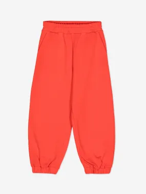 Fendi Kids Logo Joggers in Red