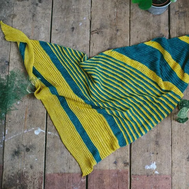 Flag Iris Shawl