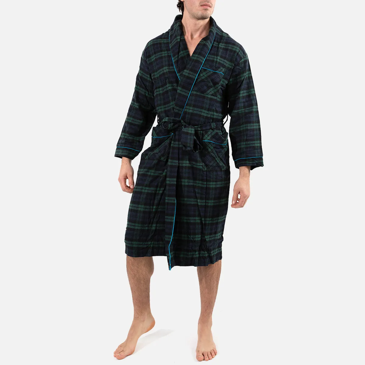 Flannel Shawl Robe