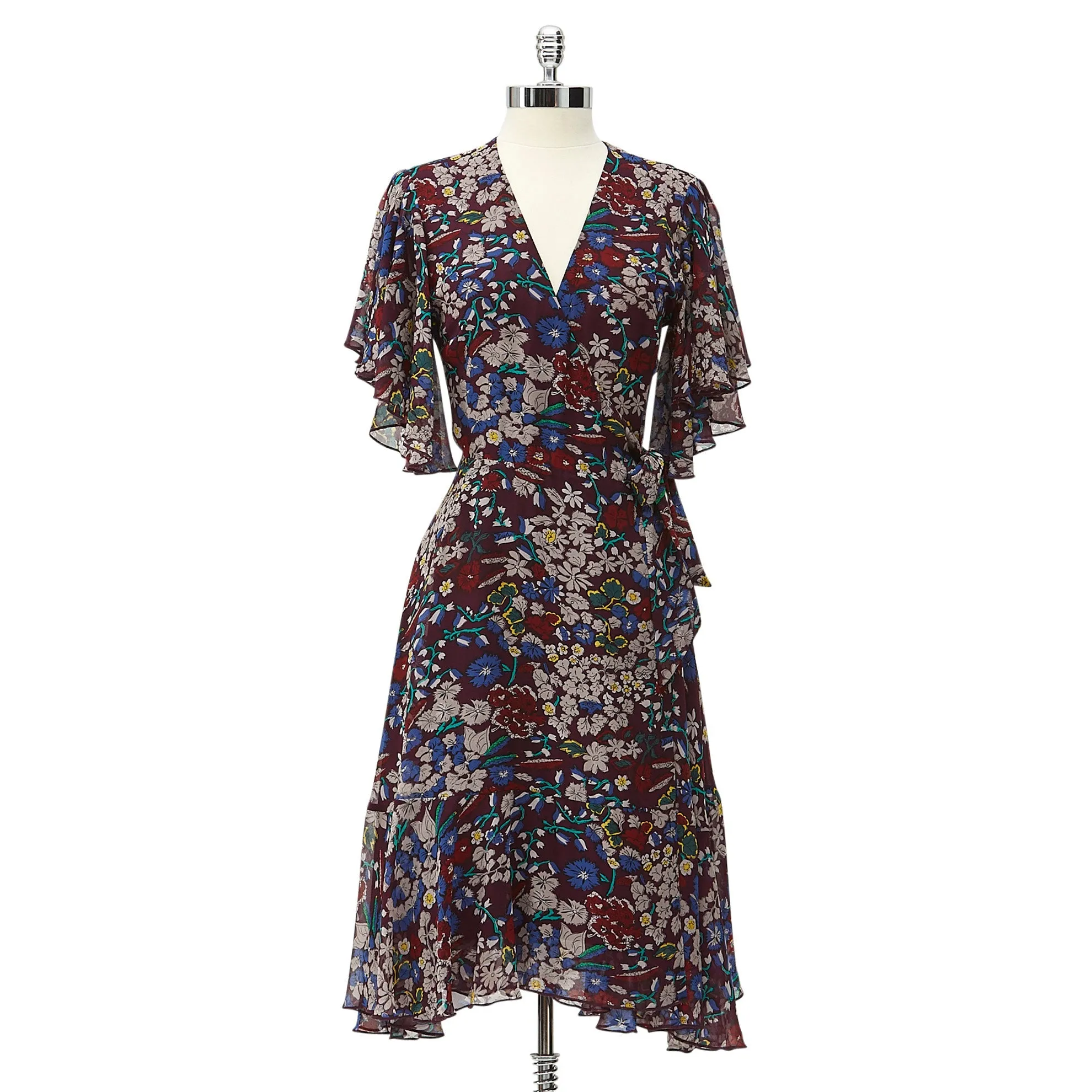 Floral Wrap Dress