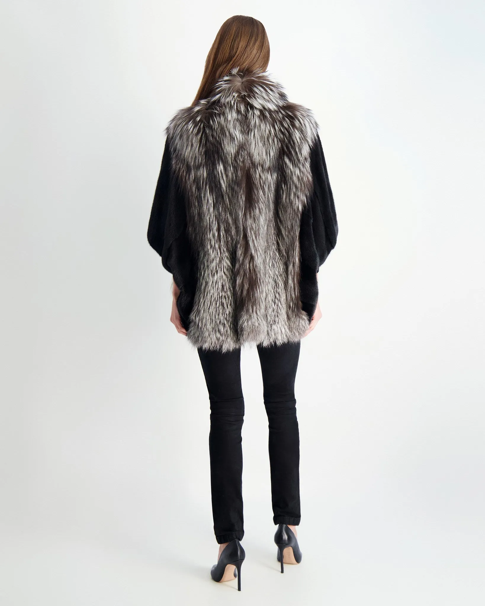 Fox Jacket with Mink Sleeves