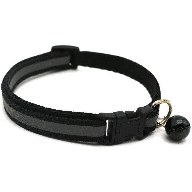 Fun and Festive Reflective Bell Pet Collars