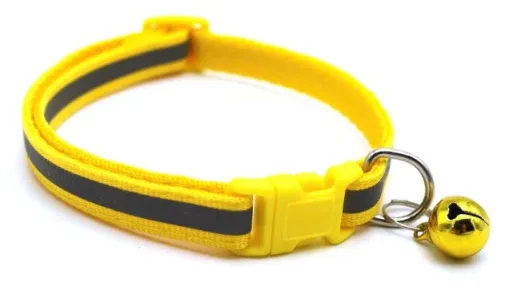 Fun and Festive Reflective Bell Pet Collars