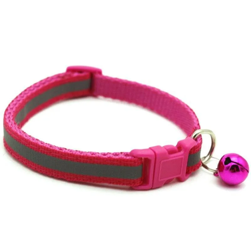 Fun and Festive Reflective Bell Pet Collars