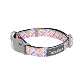 FuzzYard Dog Collar Bubblegum Burst S