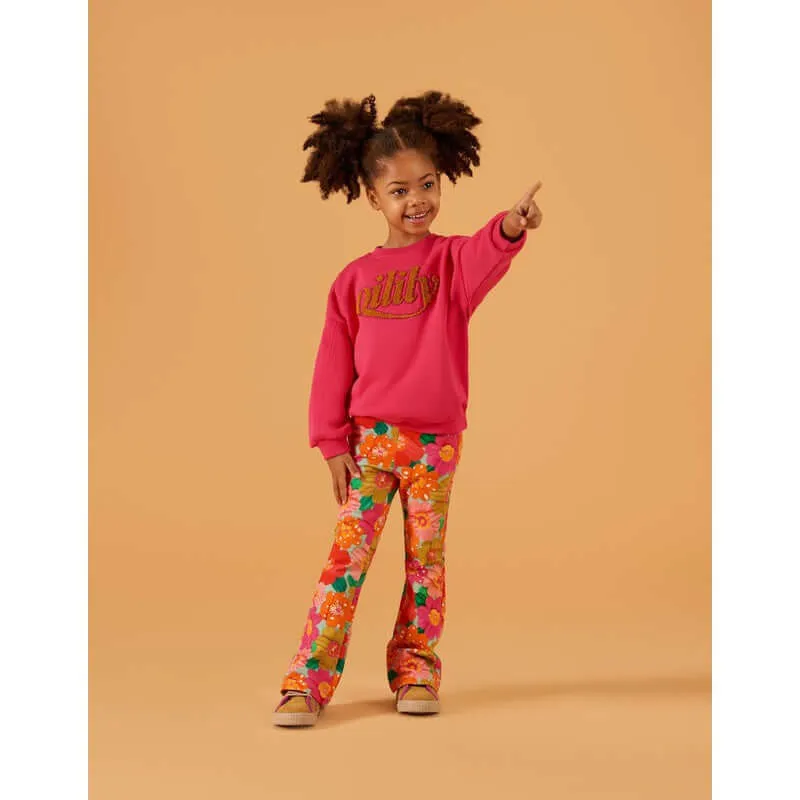 Girls Pink Harvey Sweater