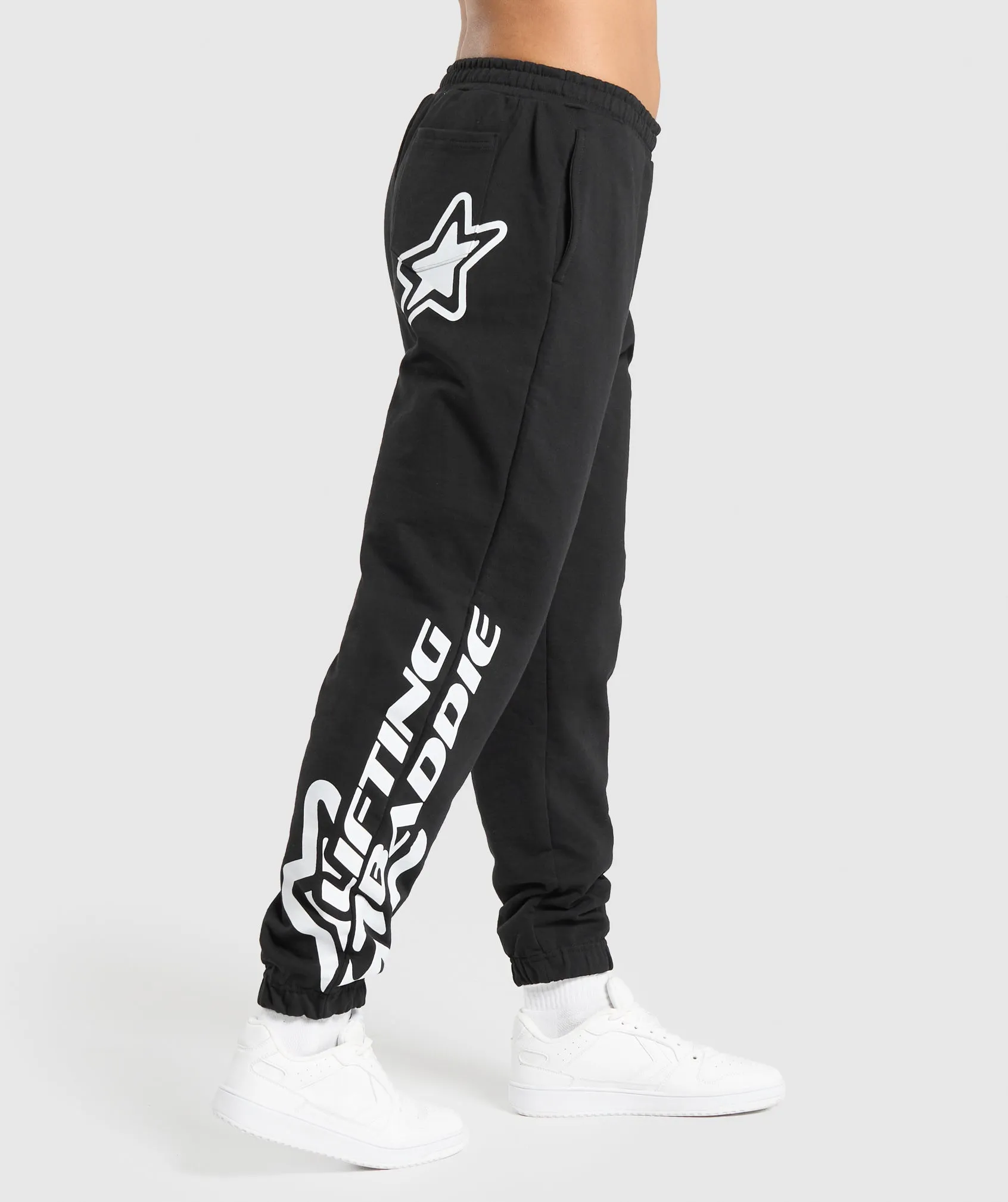 Gymshark Lifting Baddie Graphic Joggers - Black