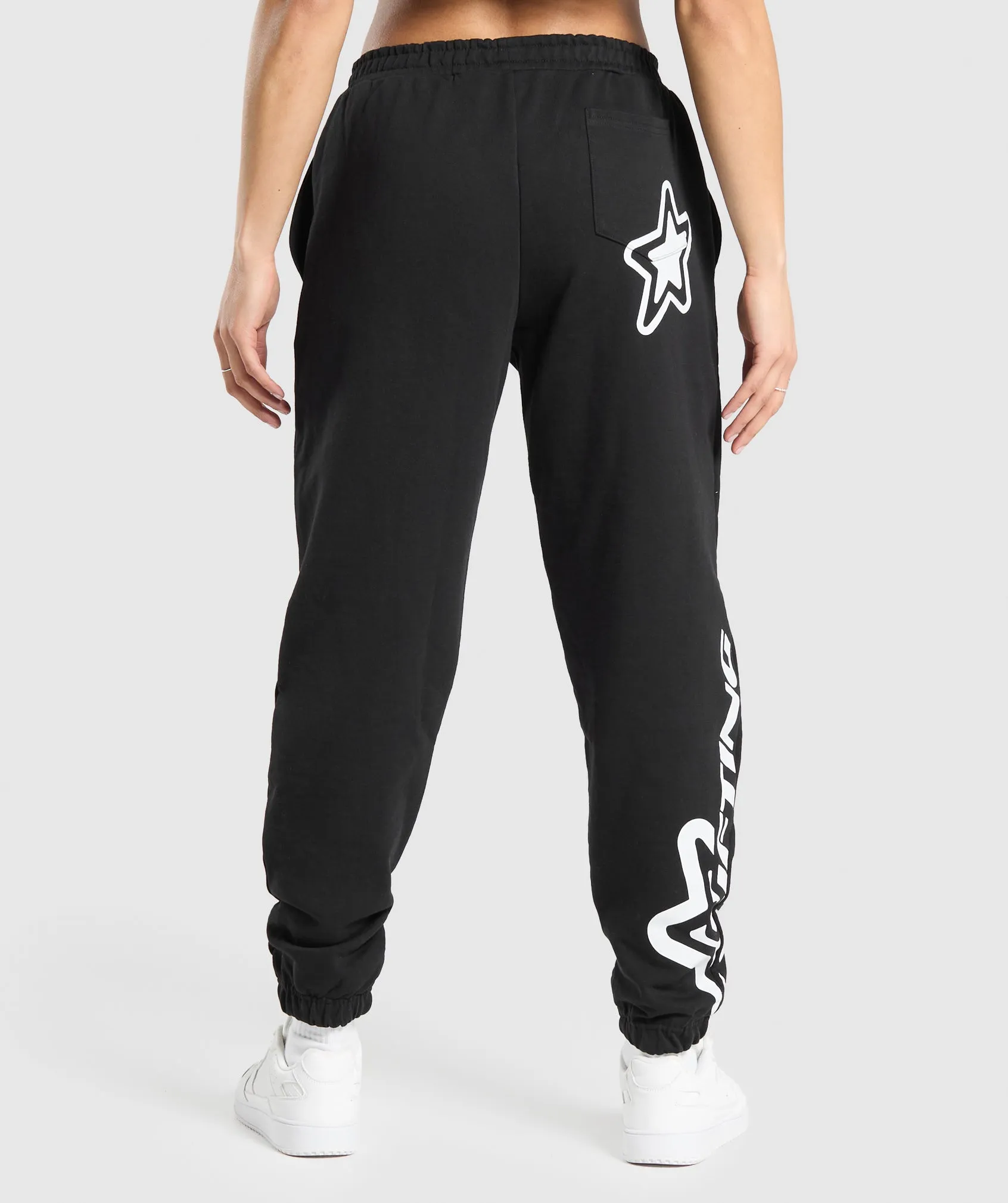 Gymshark Lifting Baddie Graphic Joggers - Black