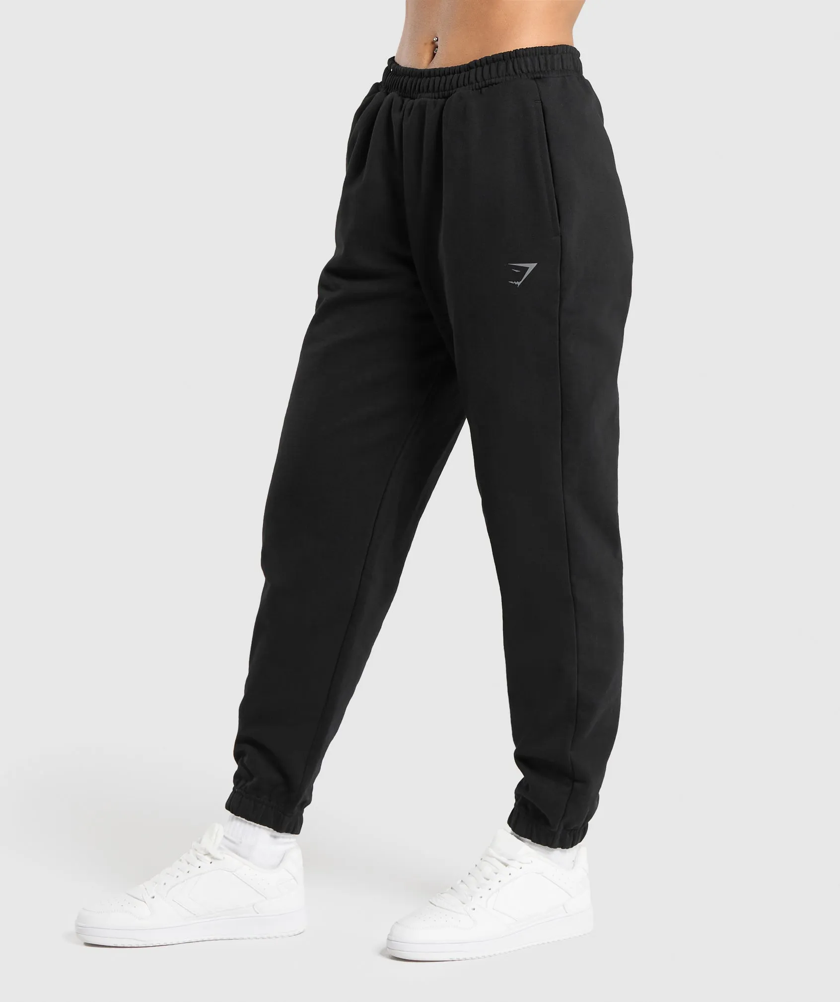 Gymshark Lifting Graphic Oversized Joggers - Black