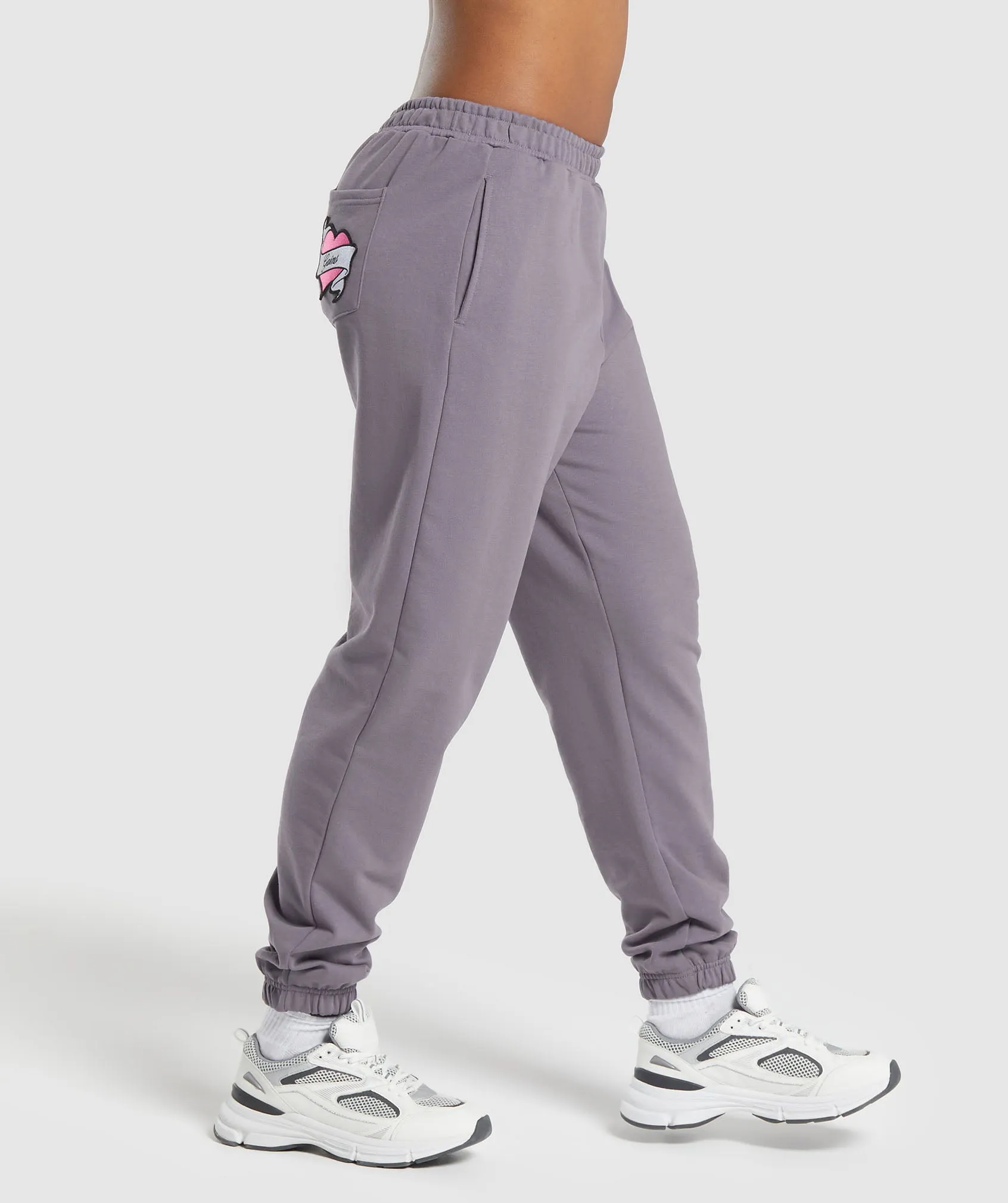 Gymshark Tattoo Joggers - Fog Purple