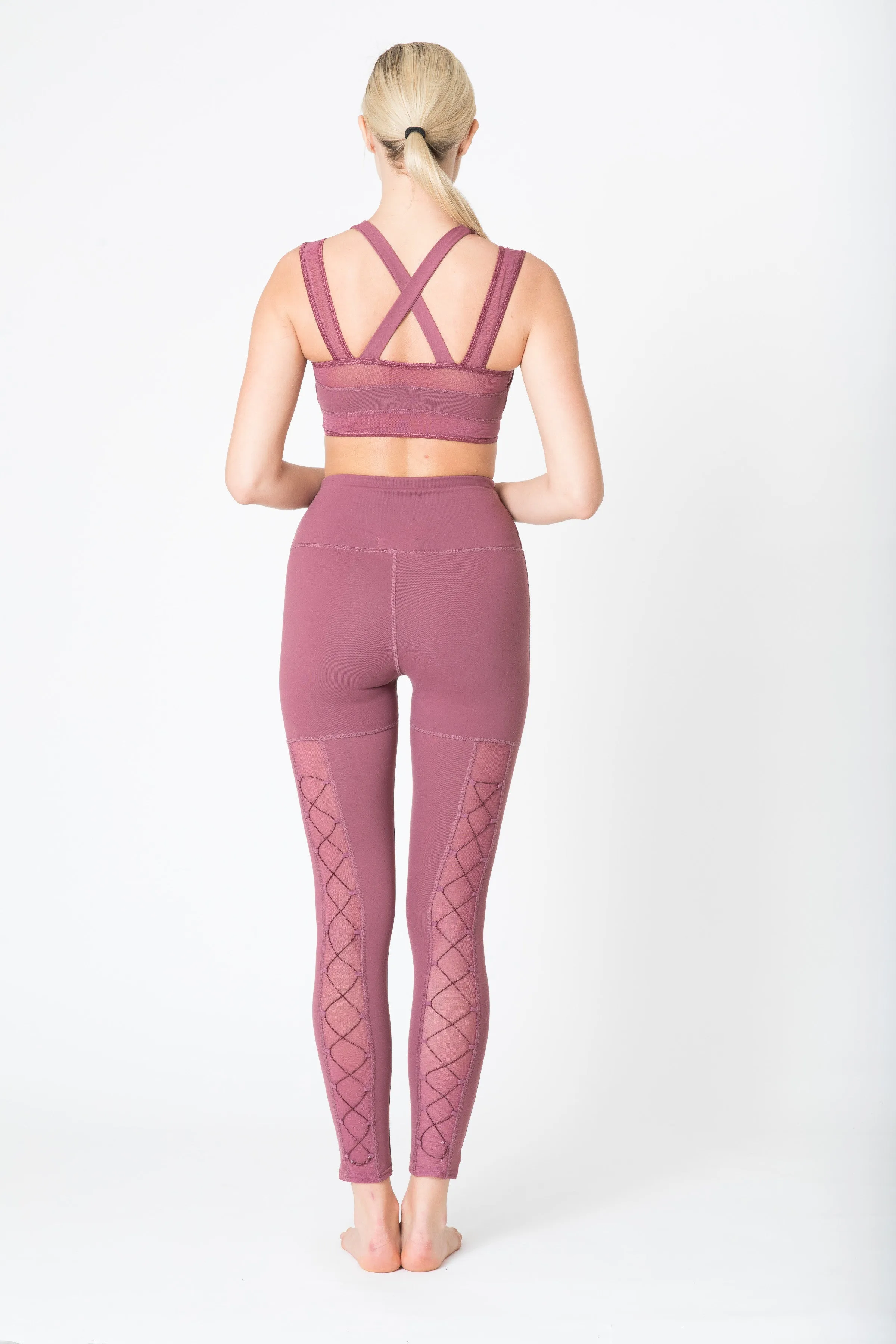 HEART CHAKRA LEGGING MAUVE