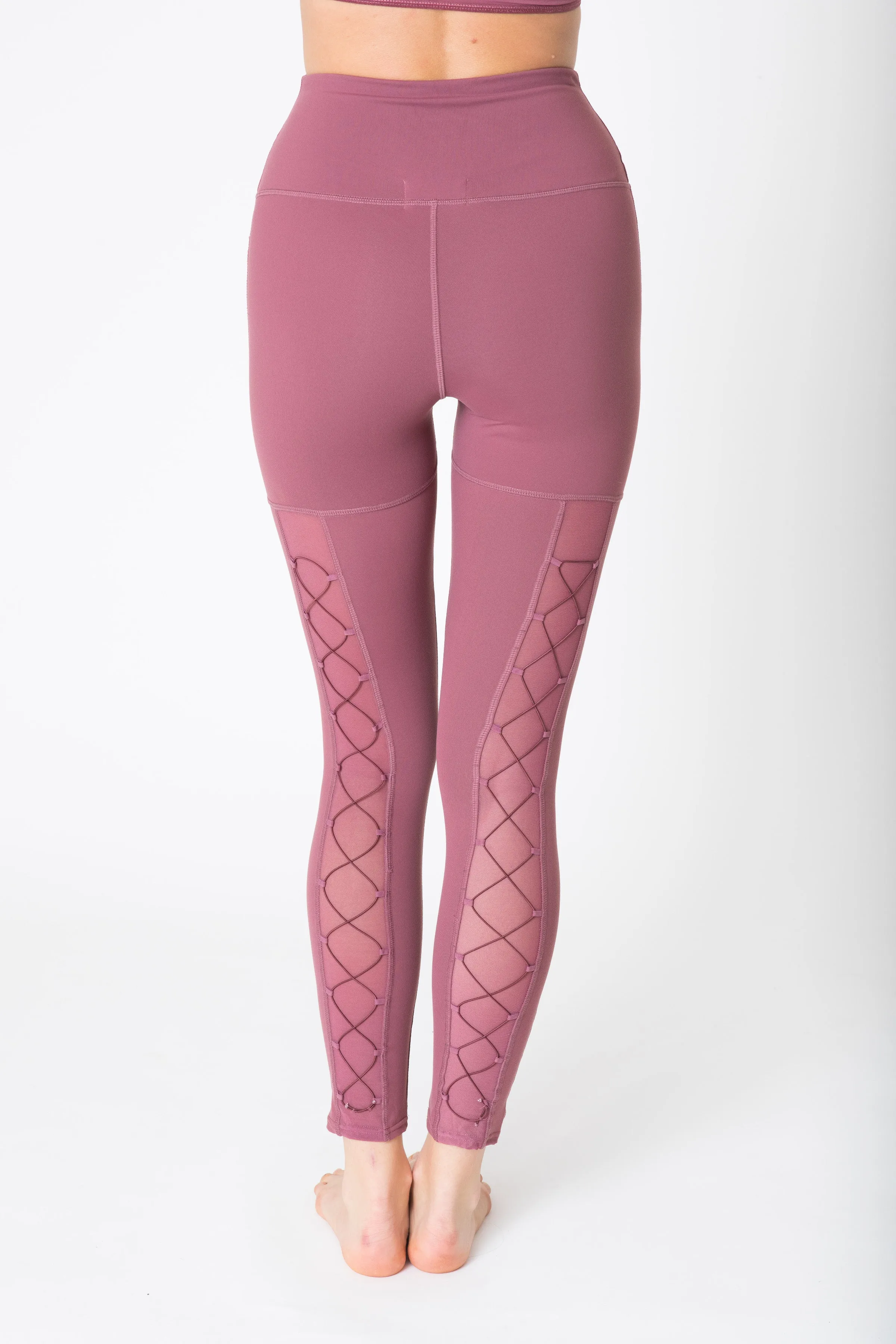 HEART CHAKRA LEGGING MAUVE