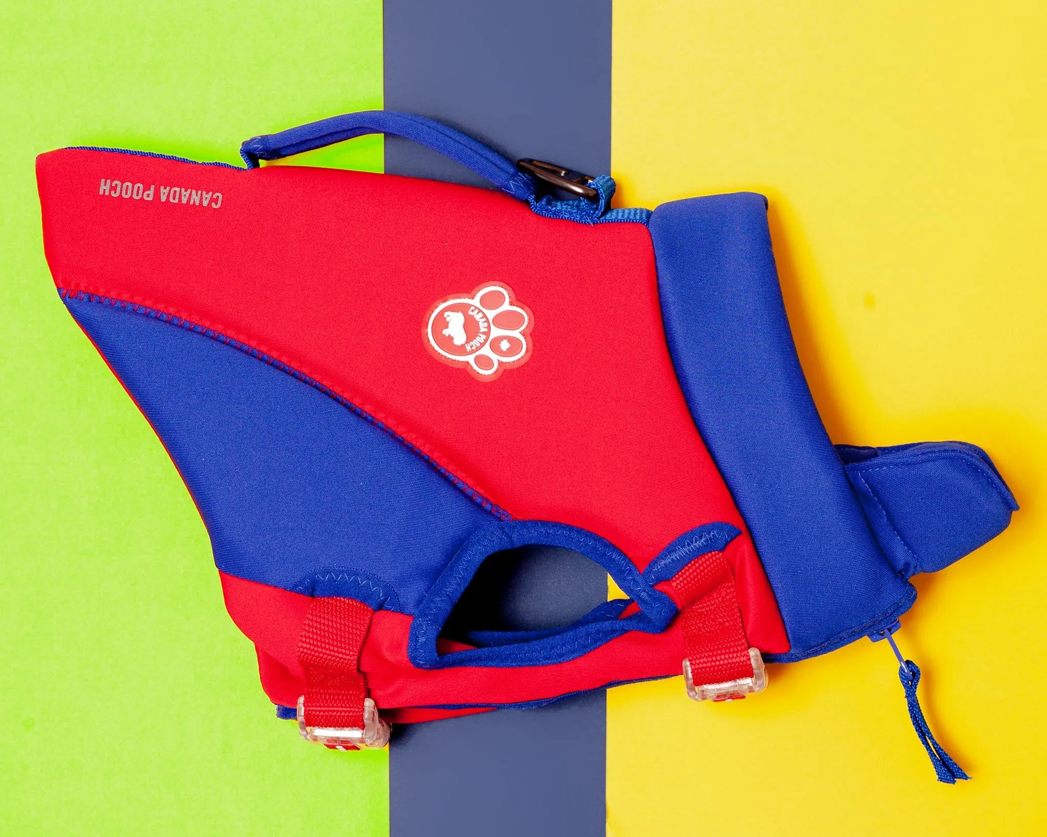 High Tide Dog Life Jacket in Blue & Red (FINAL SALE)