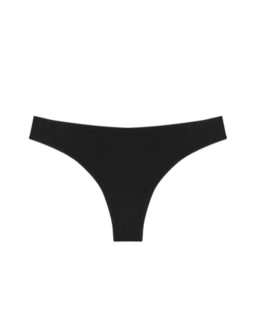 Huha Low Profile Thong - Black