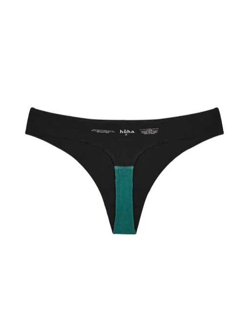 Huha Low Profile Thong - Black