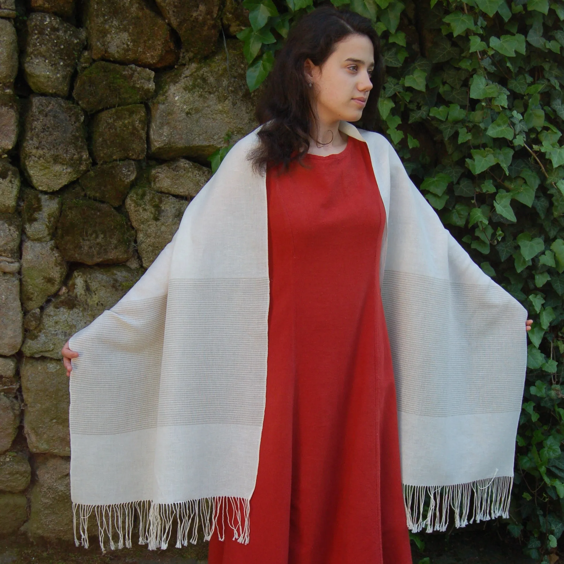 Hungary, Zsuzsa Zsigmond, Linen Shawl