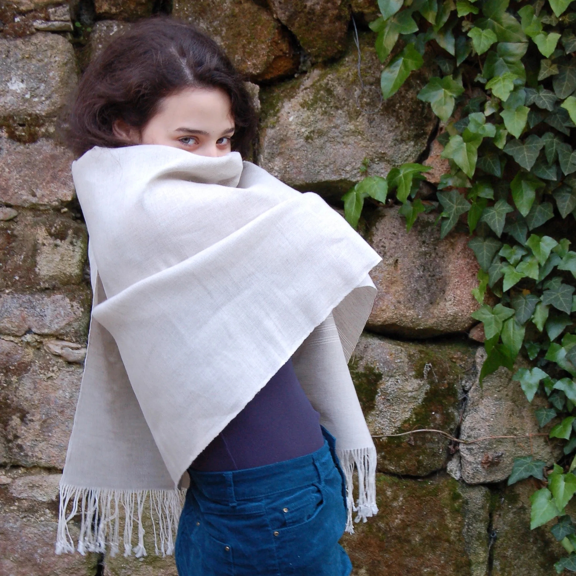 Hungary, Zsuzsa Zsigmond, Linen Shawl