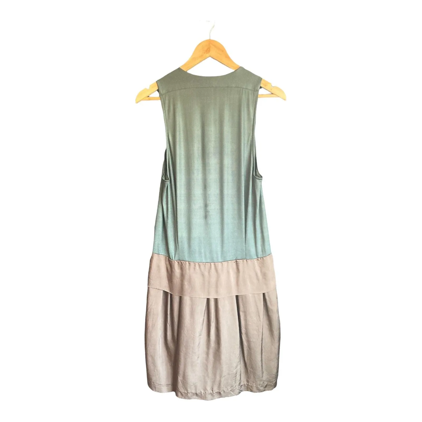 Hurwundeki Moss Green Sleeveless Dress UK Size Medium