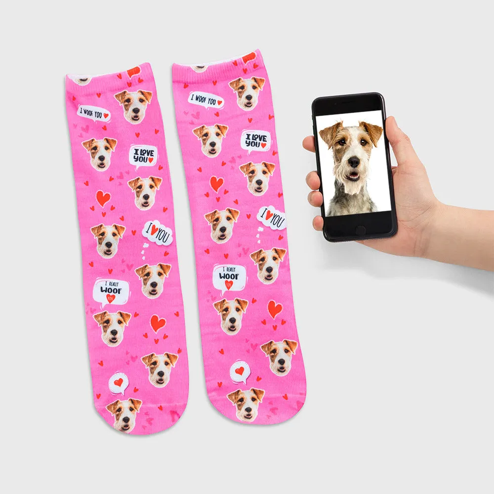 I Woof You Socks