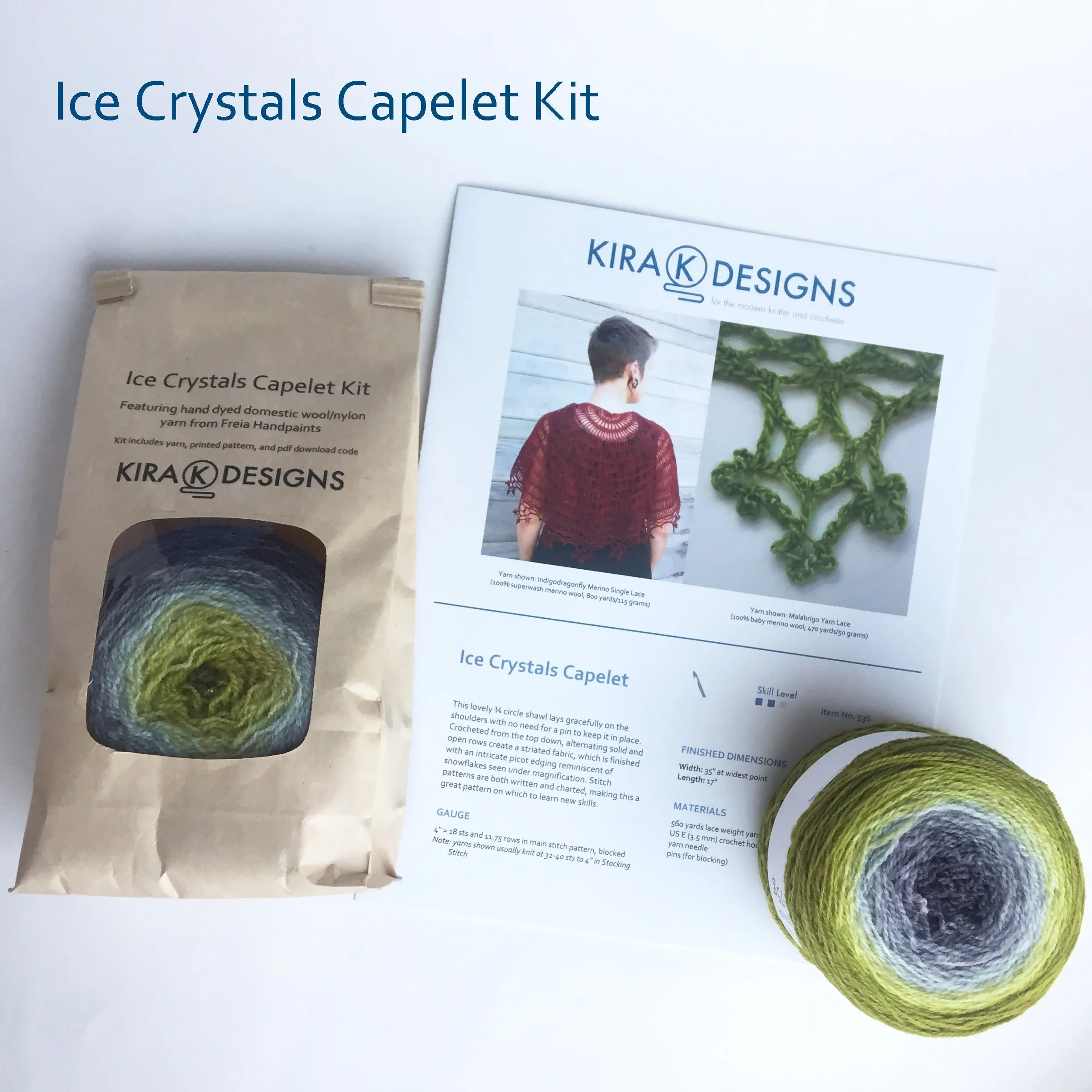 Ice Crystals Capelet kit