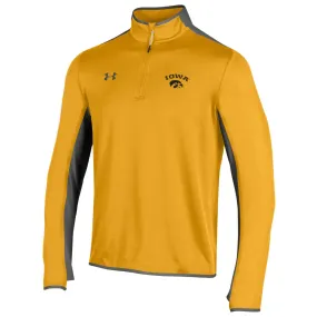 Iowa Hawkeyes Under Armour Gold Survival 1/4 Zip Loose ColdGear Pullover