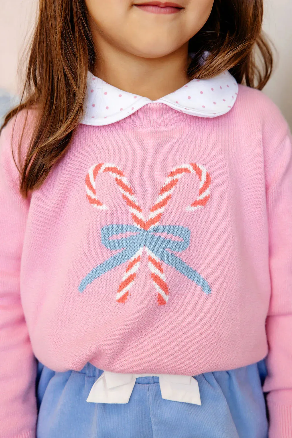 Isabelle's Intarsia Sweater - Candy Canes