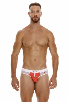 JOR 1996 Ibiza Swim Briefs Color Coral