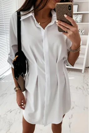 Kali Button Down Shirt Dress