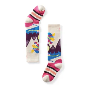 Kids Wintersport Full Cushion Mountain Moose Pattern OTC Socks