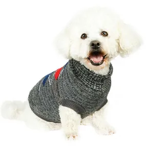 Knitted Pet Sweater - Wool Lapel Style