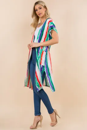 KP-1C26 stripe kimono