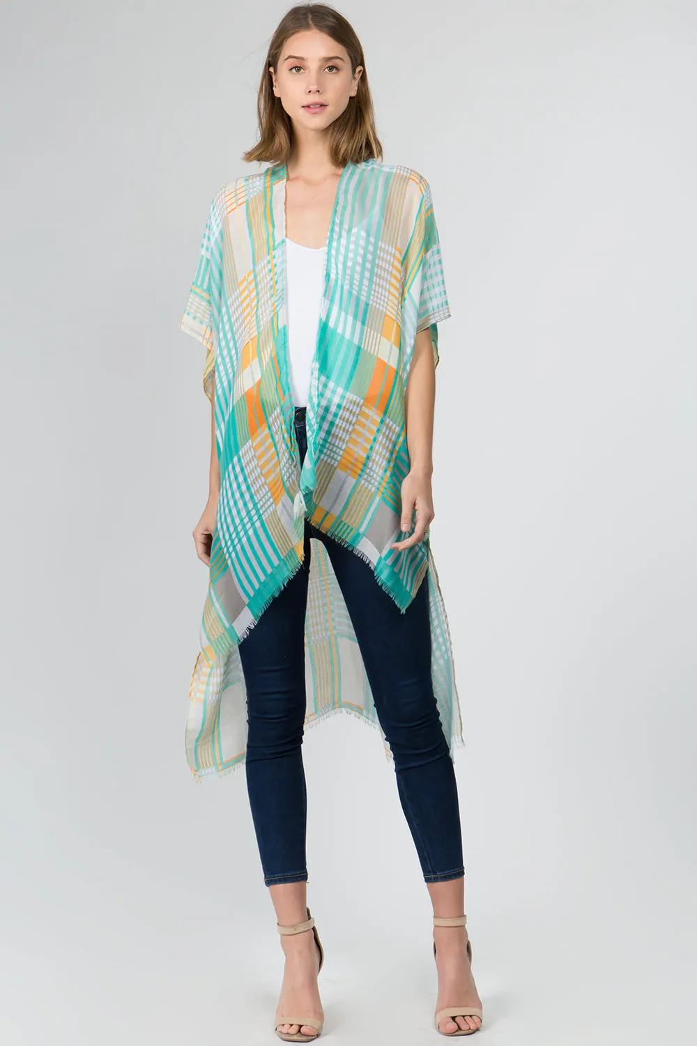 KP-9161 multi line kimono