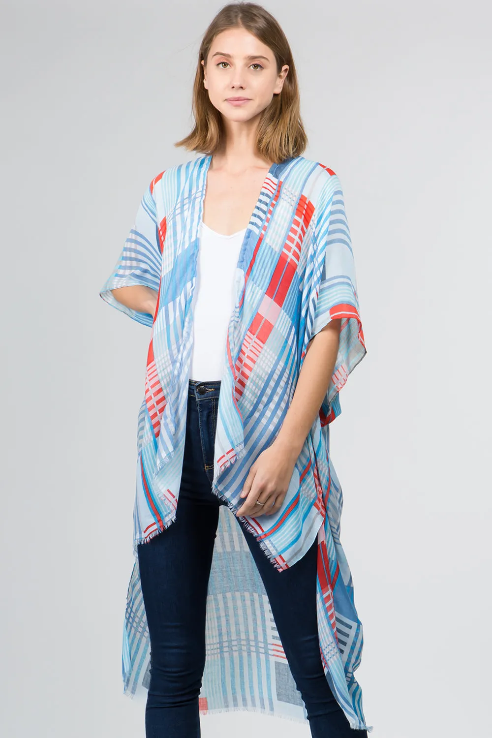 KP-9161 multi line kimono