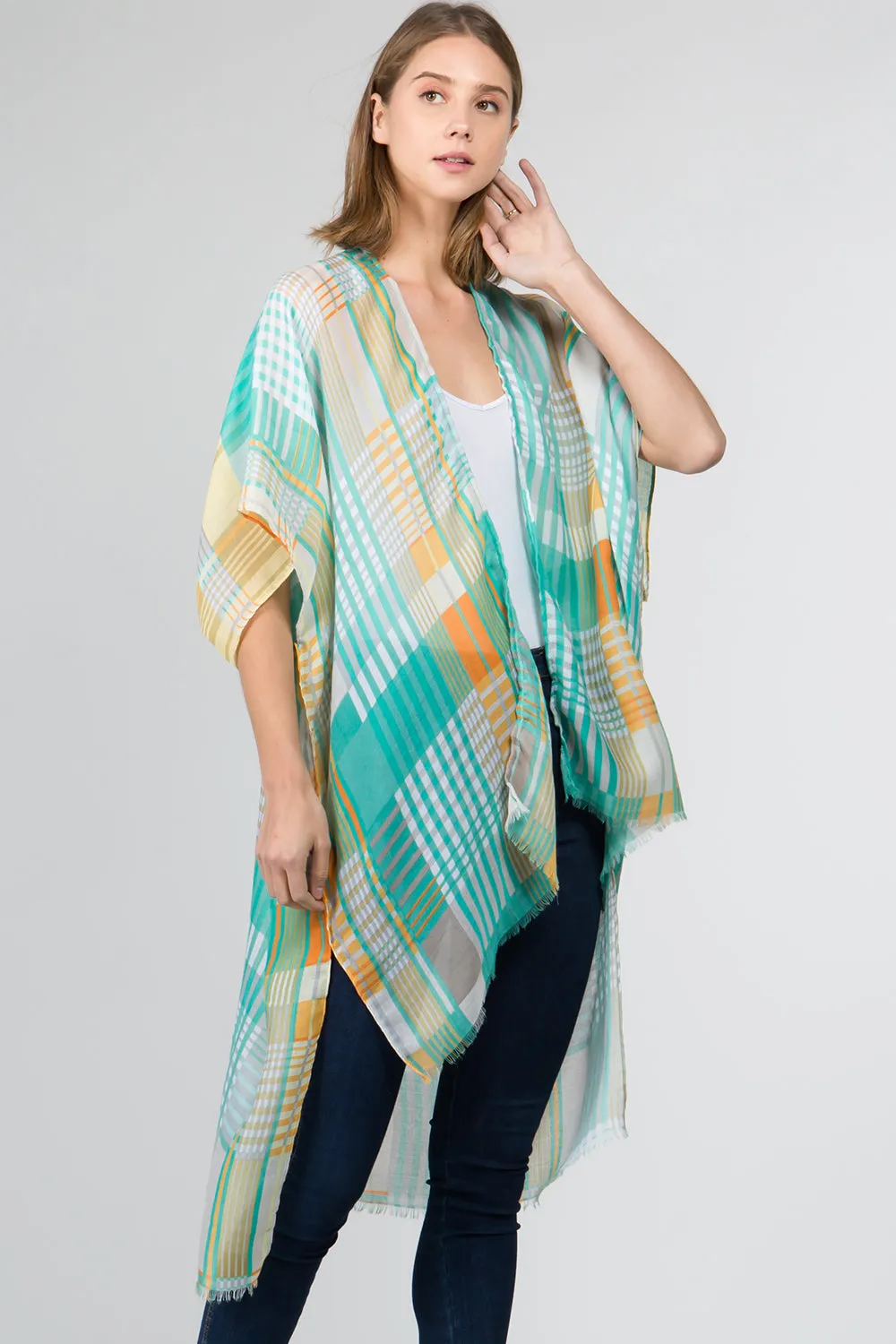 KP-9161 multi line kimono