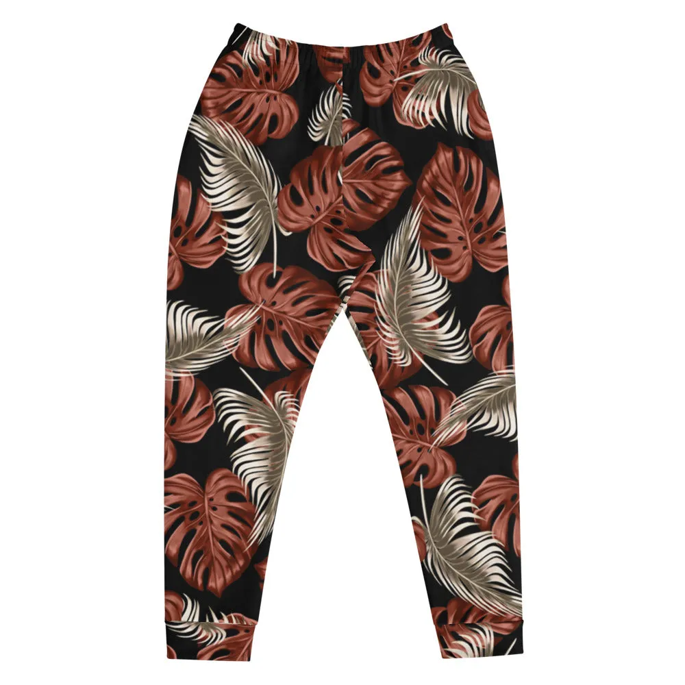 Leaf Print Premium Joggers