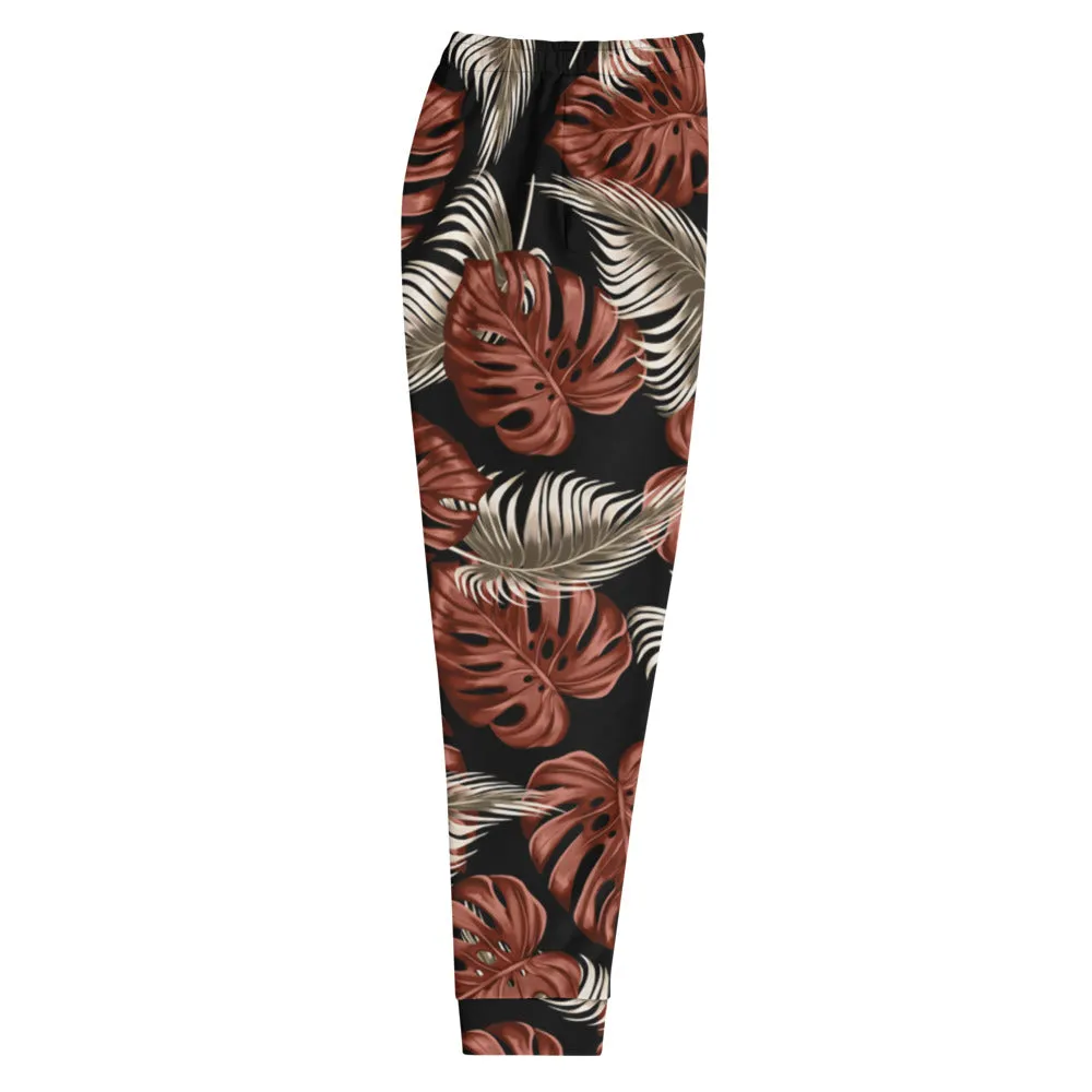 Leaf Print Premium Joggers