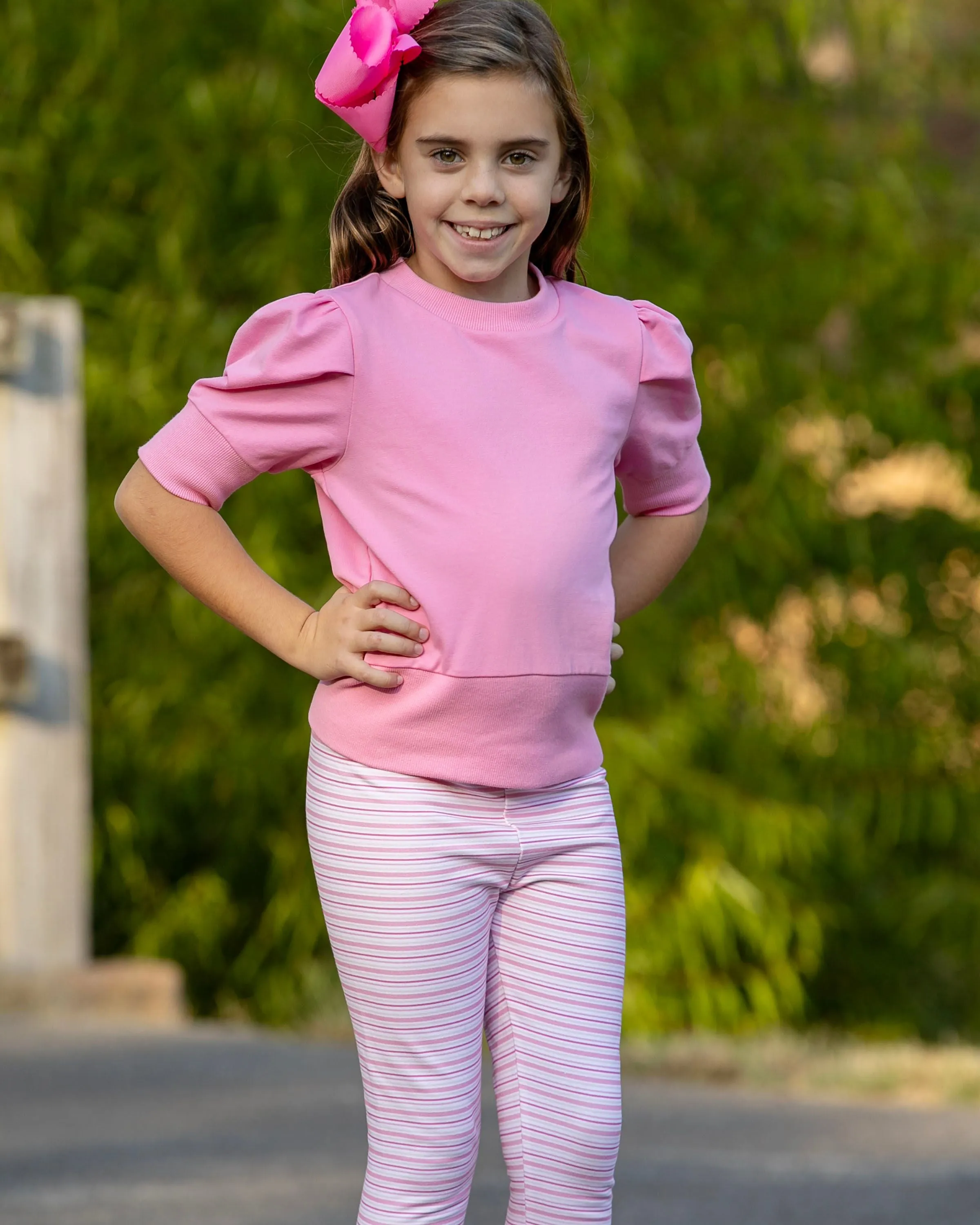 Leggings - Pink Stripes