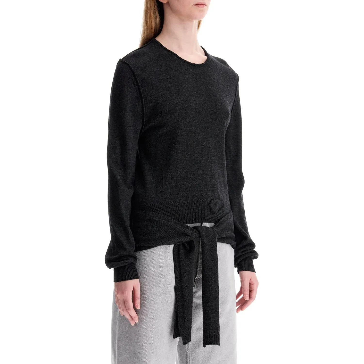 Lemaire knit sweater with tieable