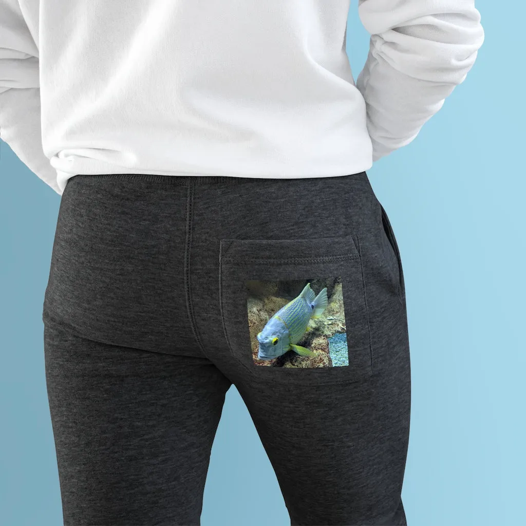 Light Blue Fish Premium Fleece Joggers