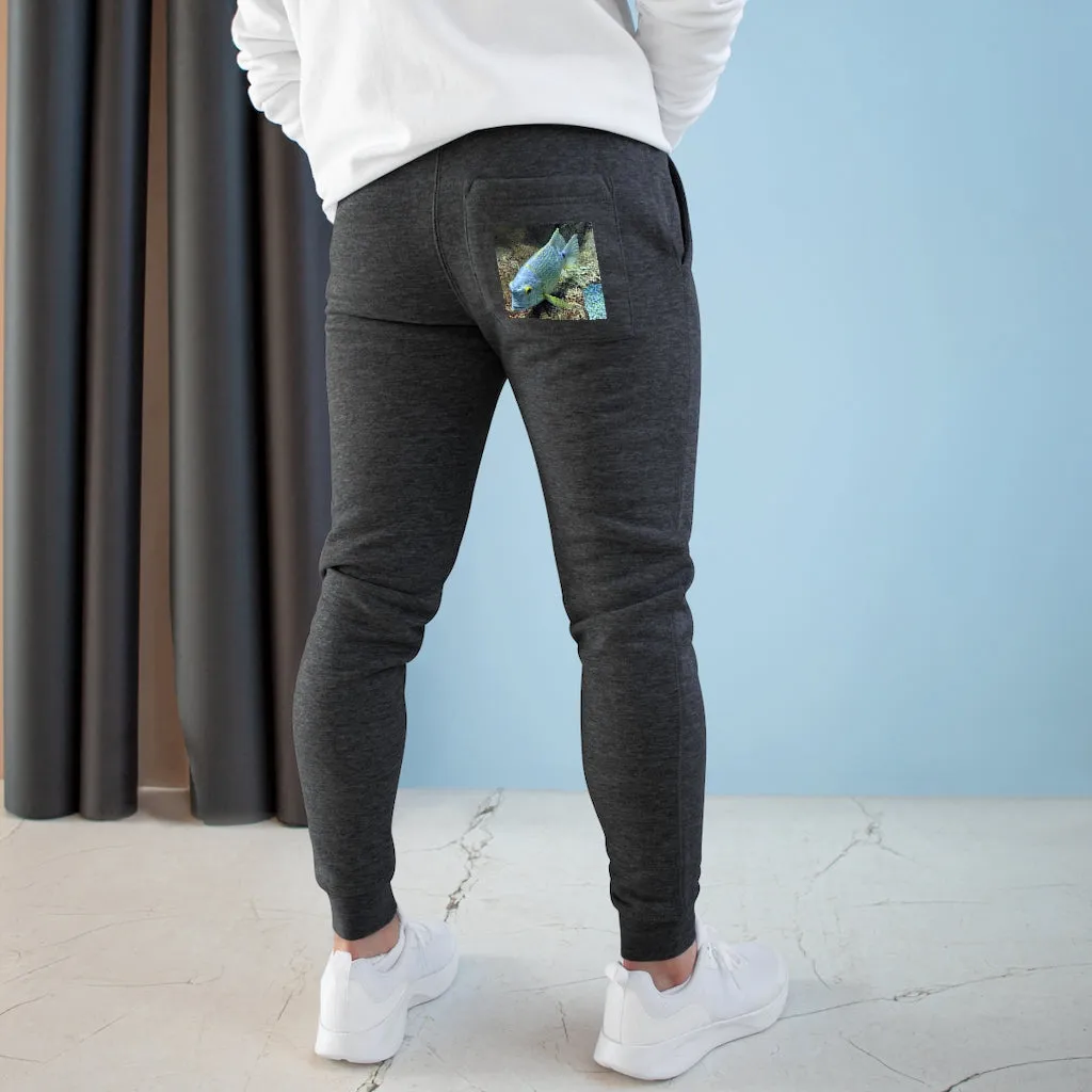 Light Blue Fish Premium Fleece Joggers