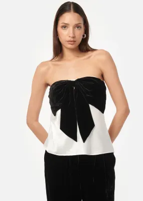 Lora Strapless Camisole White