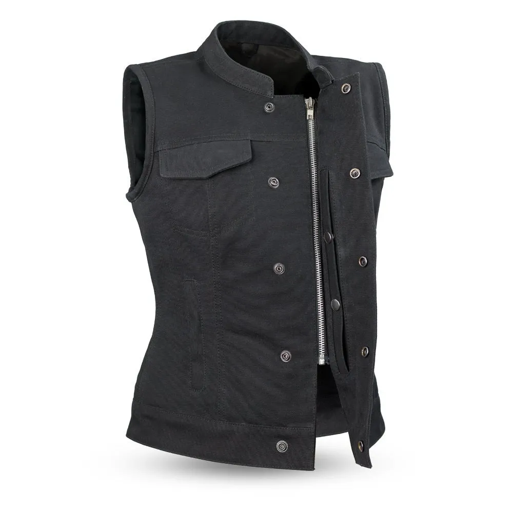 Ludlow Women's Motorcycle Canvas Vest