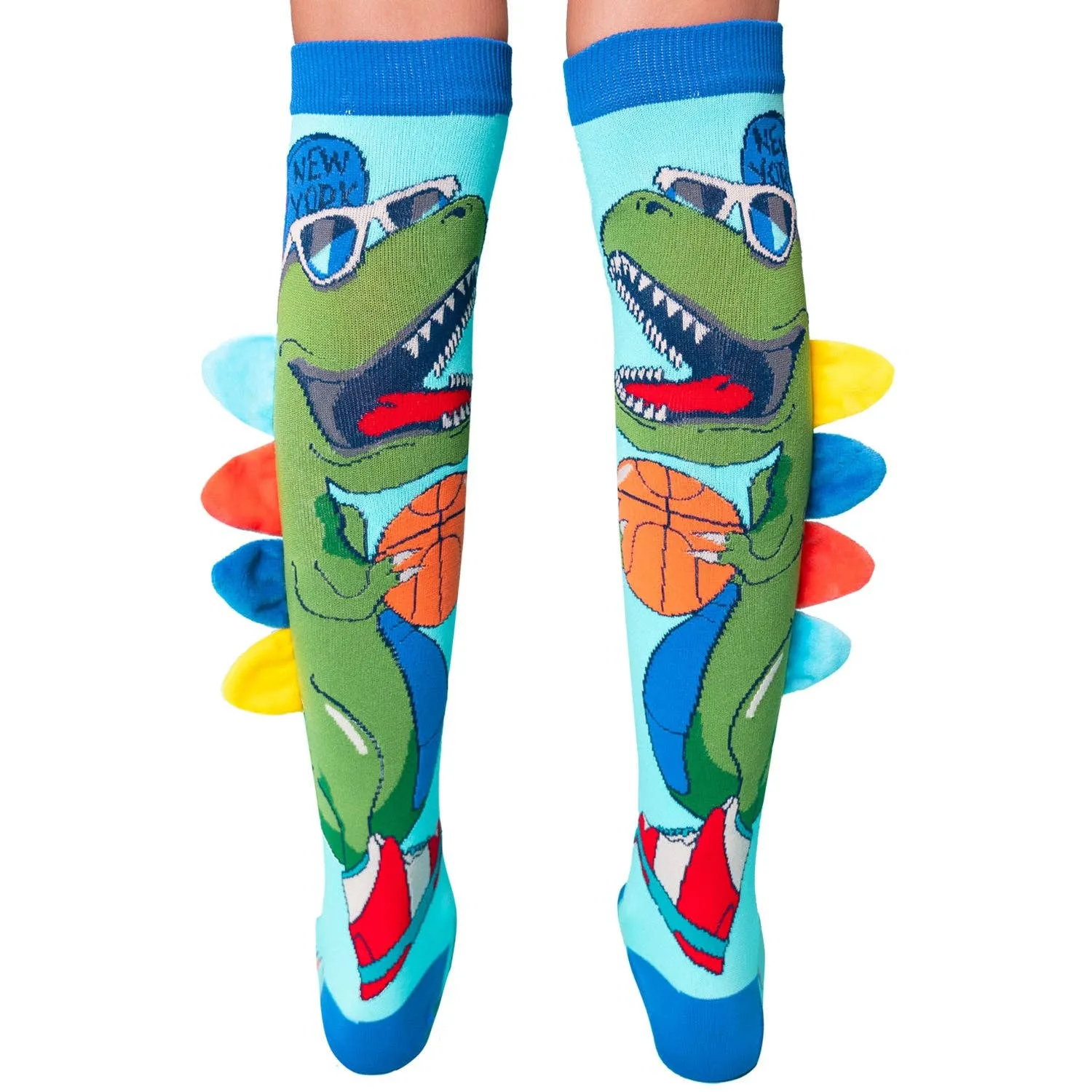 MAD 3D Dinosaur Basketball Socks