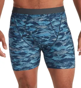 Men's 6" Boxer Brief | Steel Blue Mountain | ExOfficio