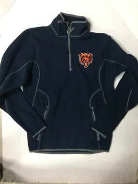 Men's Chicago Bears Antigua Navy Ice Pullover