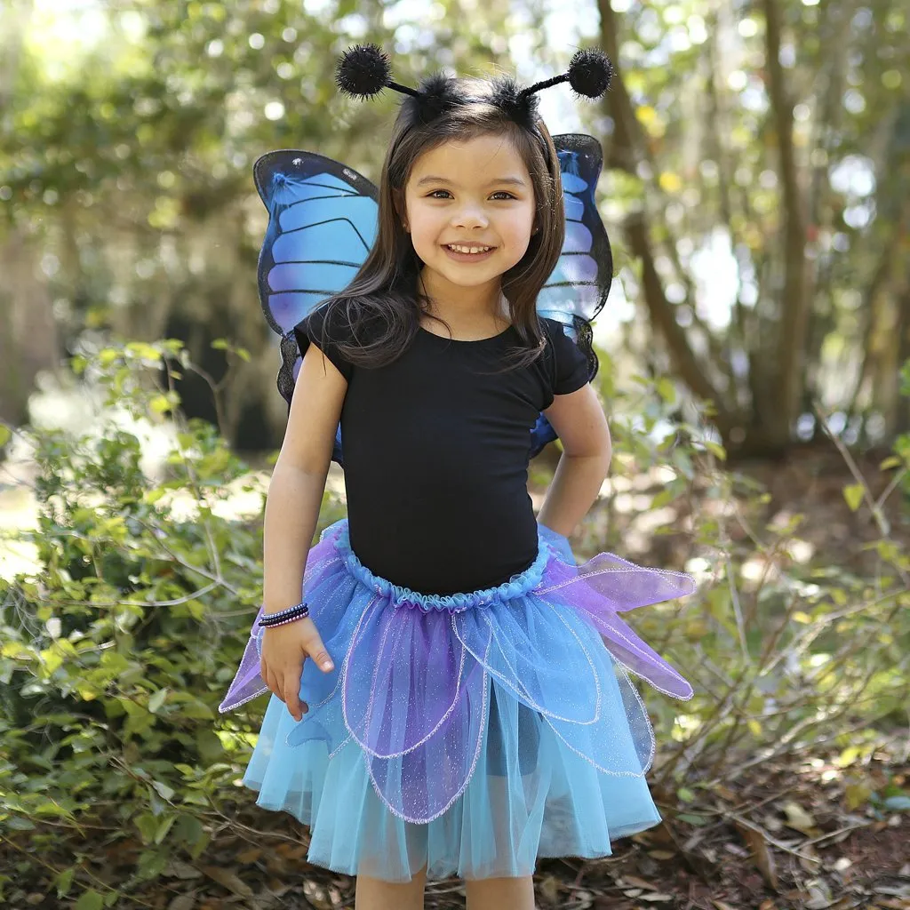 Midnight Butterfly Tutu, Wings & Headband Size 4-6