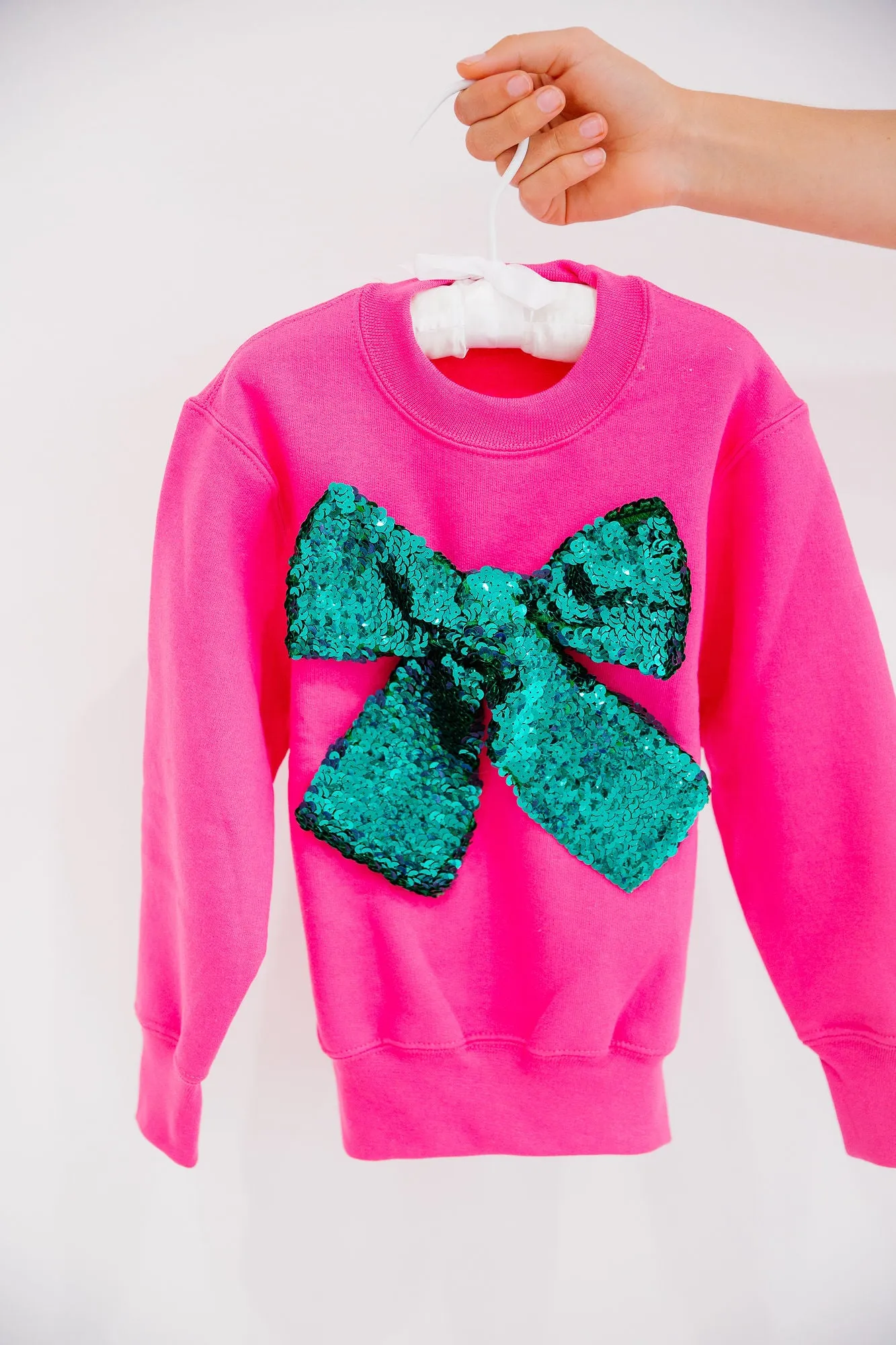 MINI KIDS SEASON TO SPARKLE PINK PULLOVER